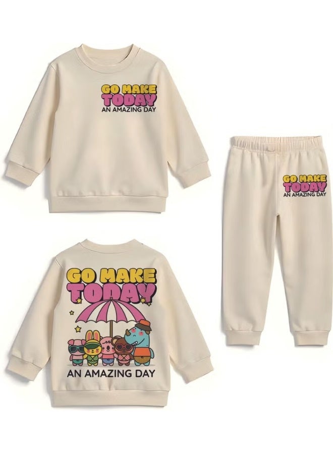Myada Premium Printed Bottom and Top Children's Set - Image 1